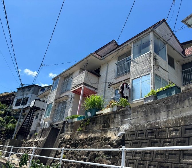 佐世保市の外壁塗装工事 施工前 8