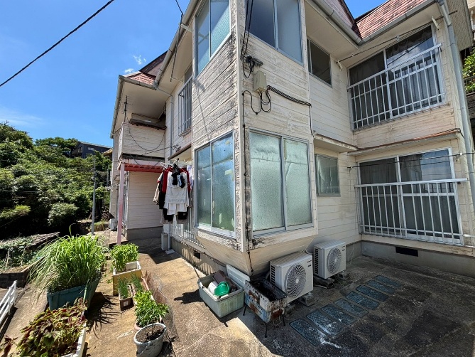 佐世保市の外壁塗装工事 施工前 2